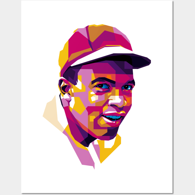 Jackie Robinson Wall Art by Rekayasabumi